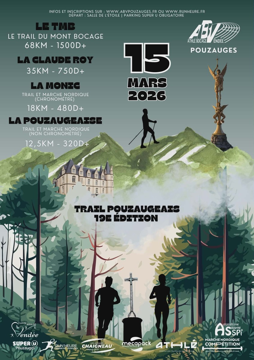 Appel à bénévoles – Trail Pouzaugeais 15 mars
