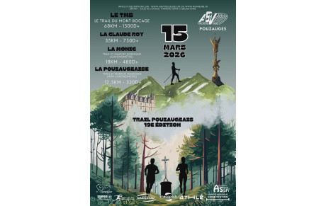 Résultats, photos et vidéos du trail pouzaugeais 2026